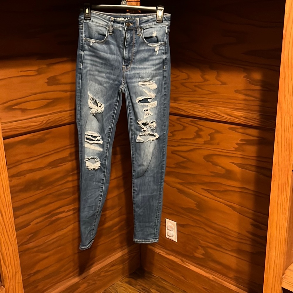 Light Wash High Rise Jeans